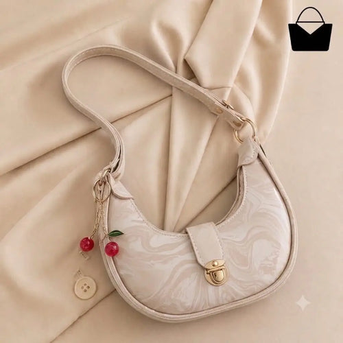 Women's Leather Plain Shoulder Bag