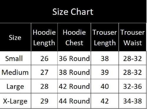 2 Pcs Women's Stitched Fleece Printed Hoodie Tracksuit