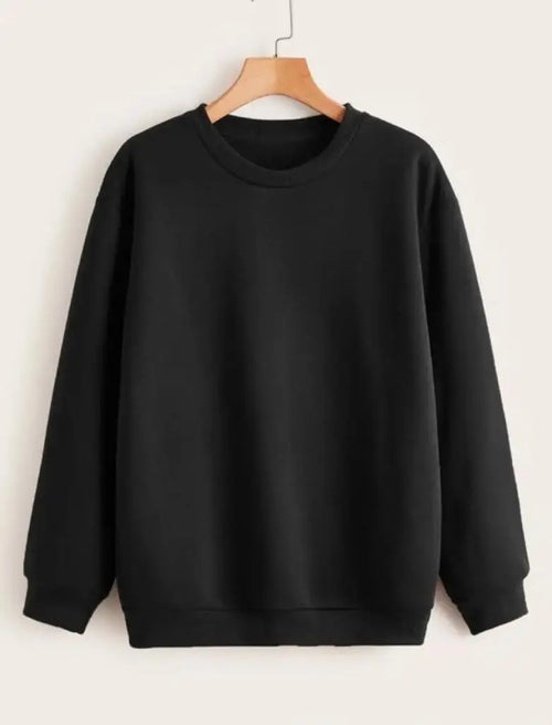 1 Pc Women's Stitched Fleece Printed Sweat Shirt