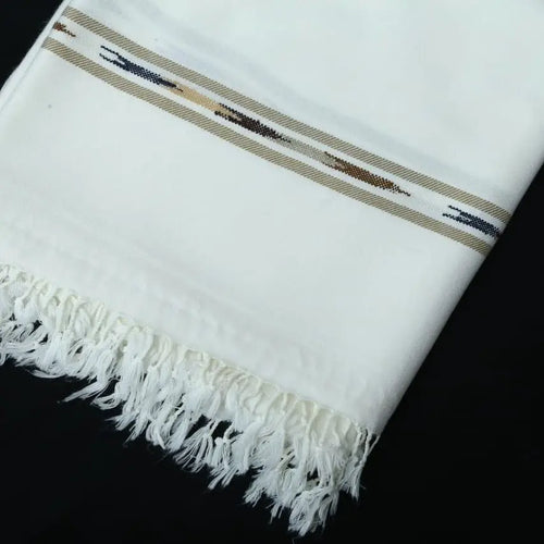 1 Pc Men's Wool Texture Shawl