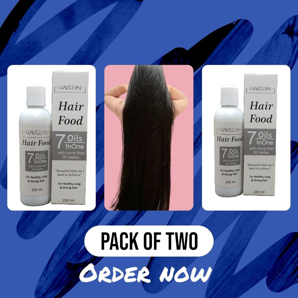 Hair Food Oil 200ml 7 Oils In One for Healthy Long Hair