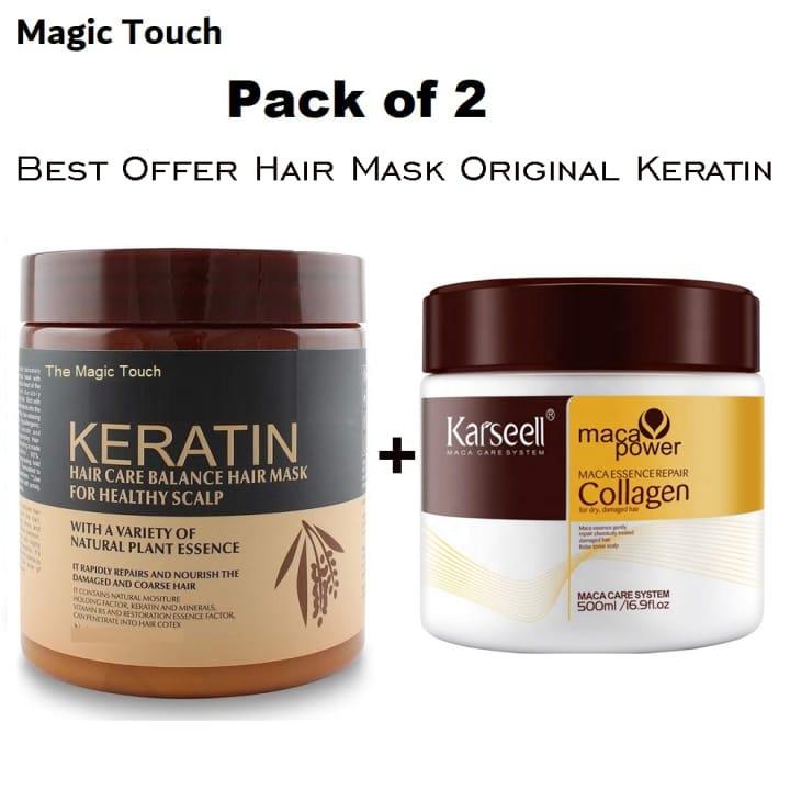 Hair Mask Pack of 2 for Dry Damaged Hair Pakistan
