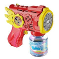 Kids Bubble Gun with LED Light & 100ML Solution