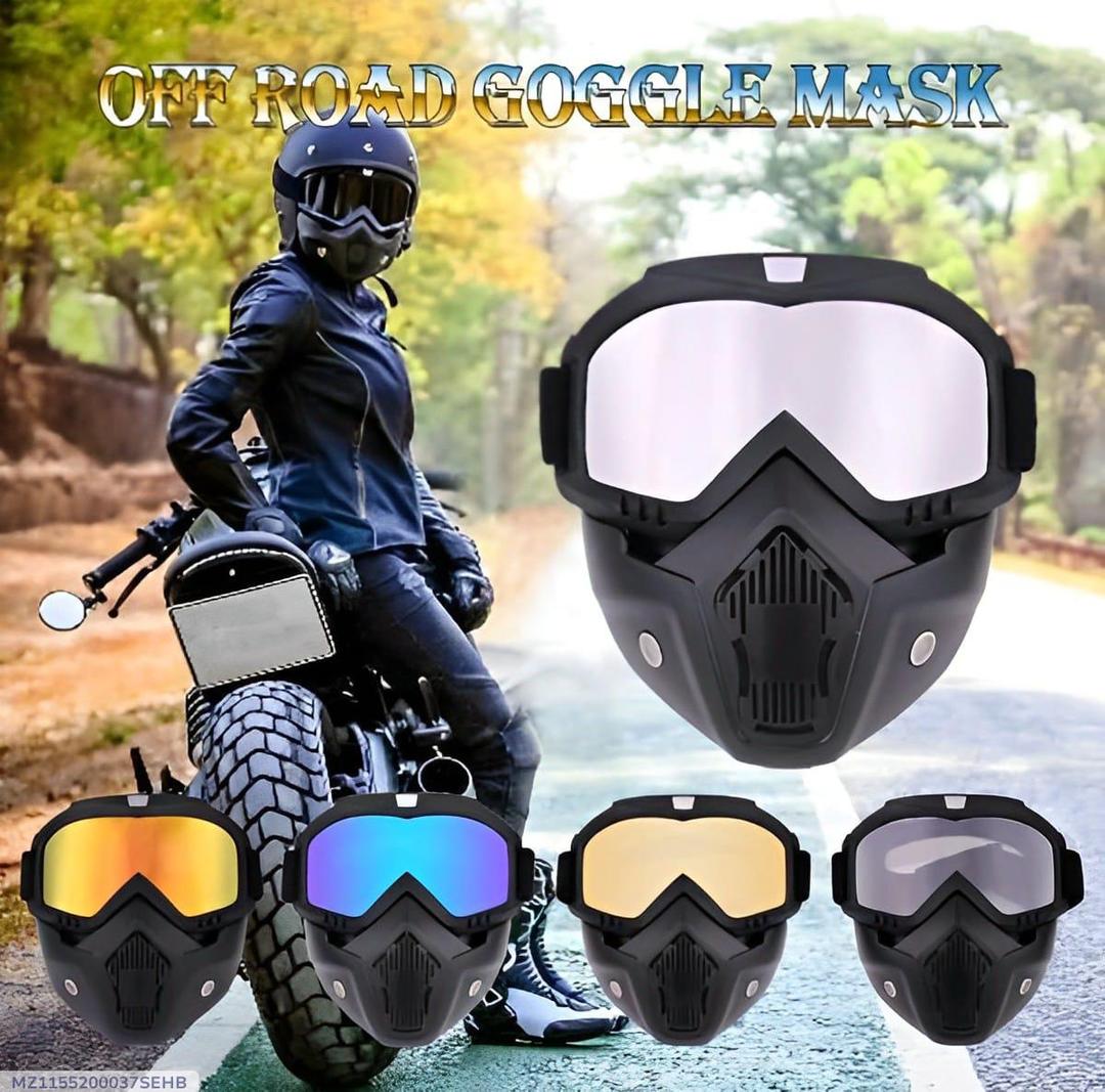 Premium Off-Road Goggle Mask ABS Material Pakistan