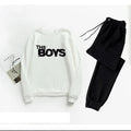 Men Printed Polyester Track Suit Black White The Boys