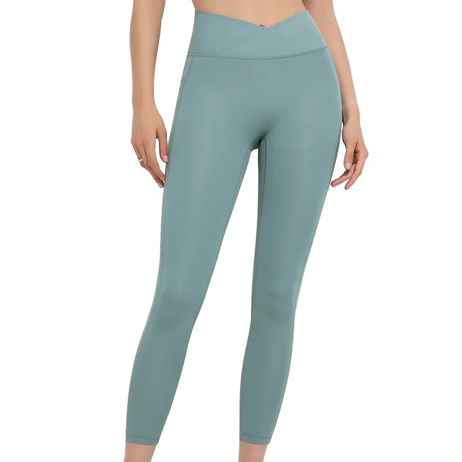 Women High Waist Yoga Pants with Pockets S-3XL