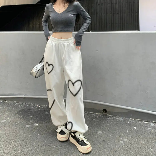 Women High Waist Slimming Ankle-Tied Sports Pants Black Summer