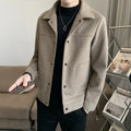 Men's Slim Fit Woolen Jacket Winter Korean Style