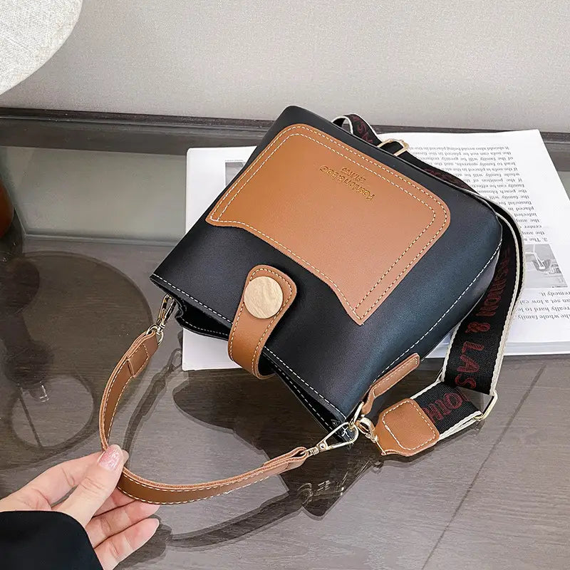 Off-white Khaki Crossbody Bag for Women with Removable Strap