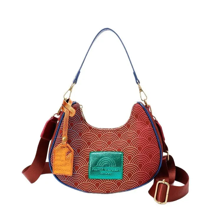 Gradient Dumpling Shoulder Bag for Women