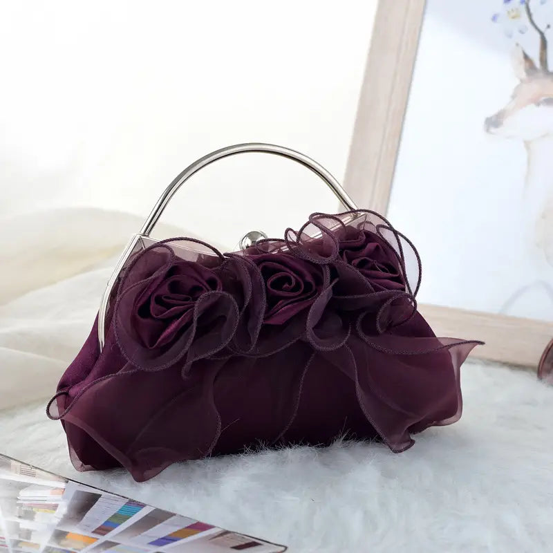 White Rose Handbag for Weddings Parties Pakistan