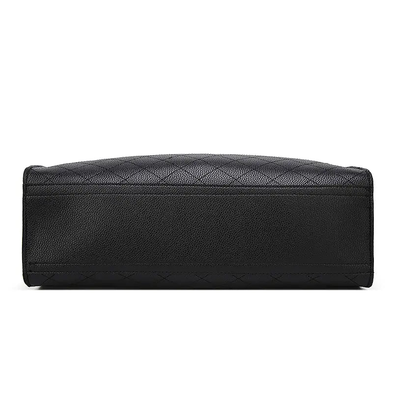 Black Rhombus Chain Shoulder Bag for Women