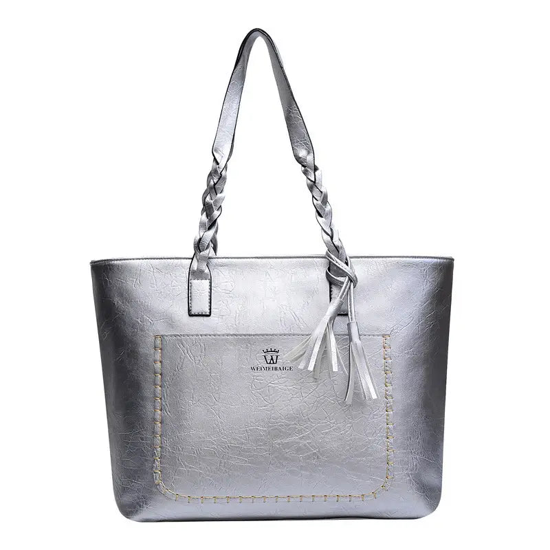 Women's Brown Tassel Shoulder Bag Premium Quality