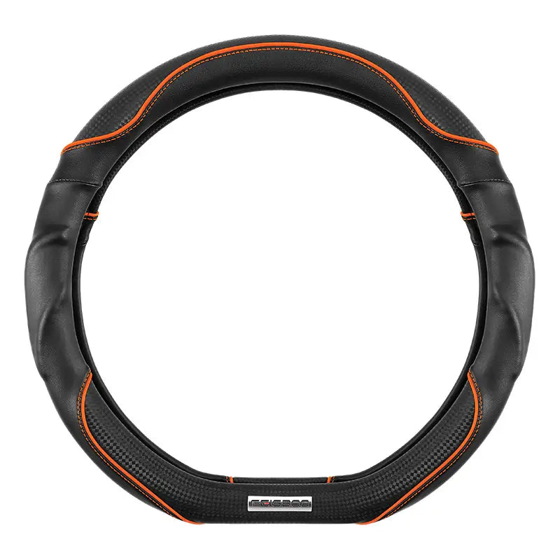 Premium Steering Wheel Cover Orange 3D Textured Pakistan