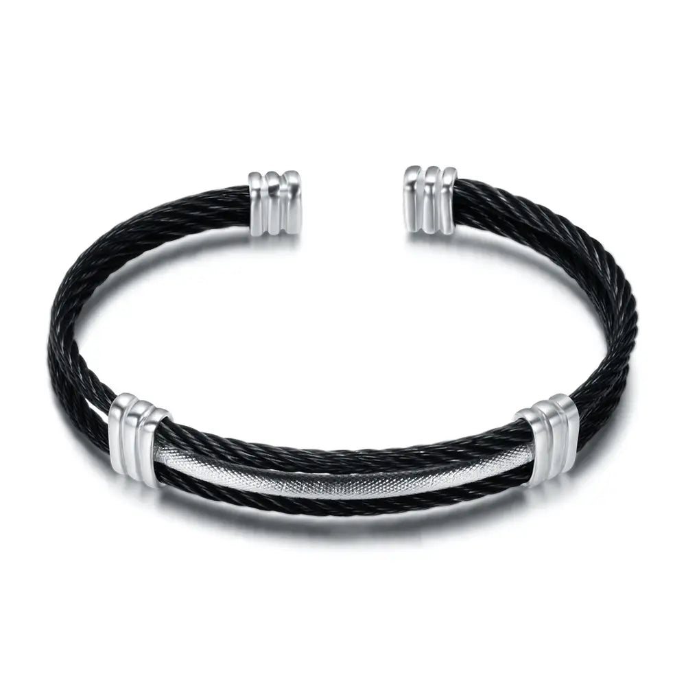 Premium Gold & Silver Braided Bracelet for Women
