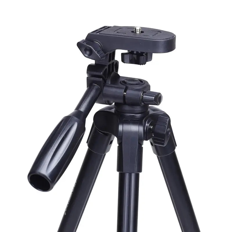 Yunteng Portable Tripod for Camera Phone Black Aluminum 1.25m