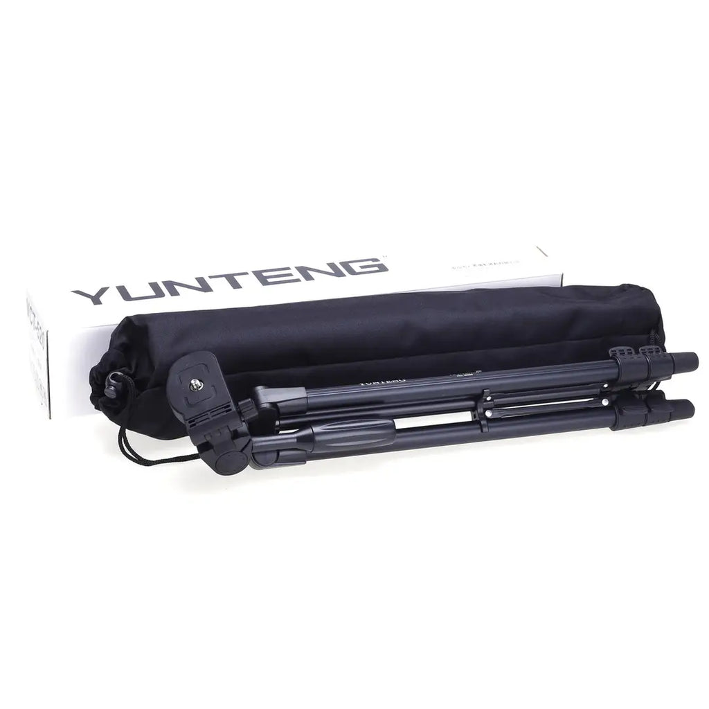 Yunteng Portable Tripod for Camera Phone Black Aluminum 1.25m