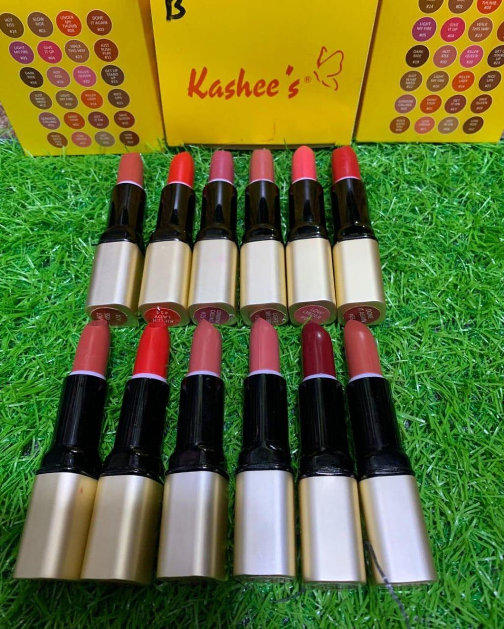 Kashee's Matte Lipstick - Bold Red 1 Pcs