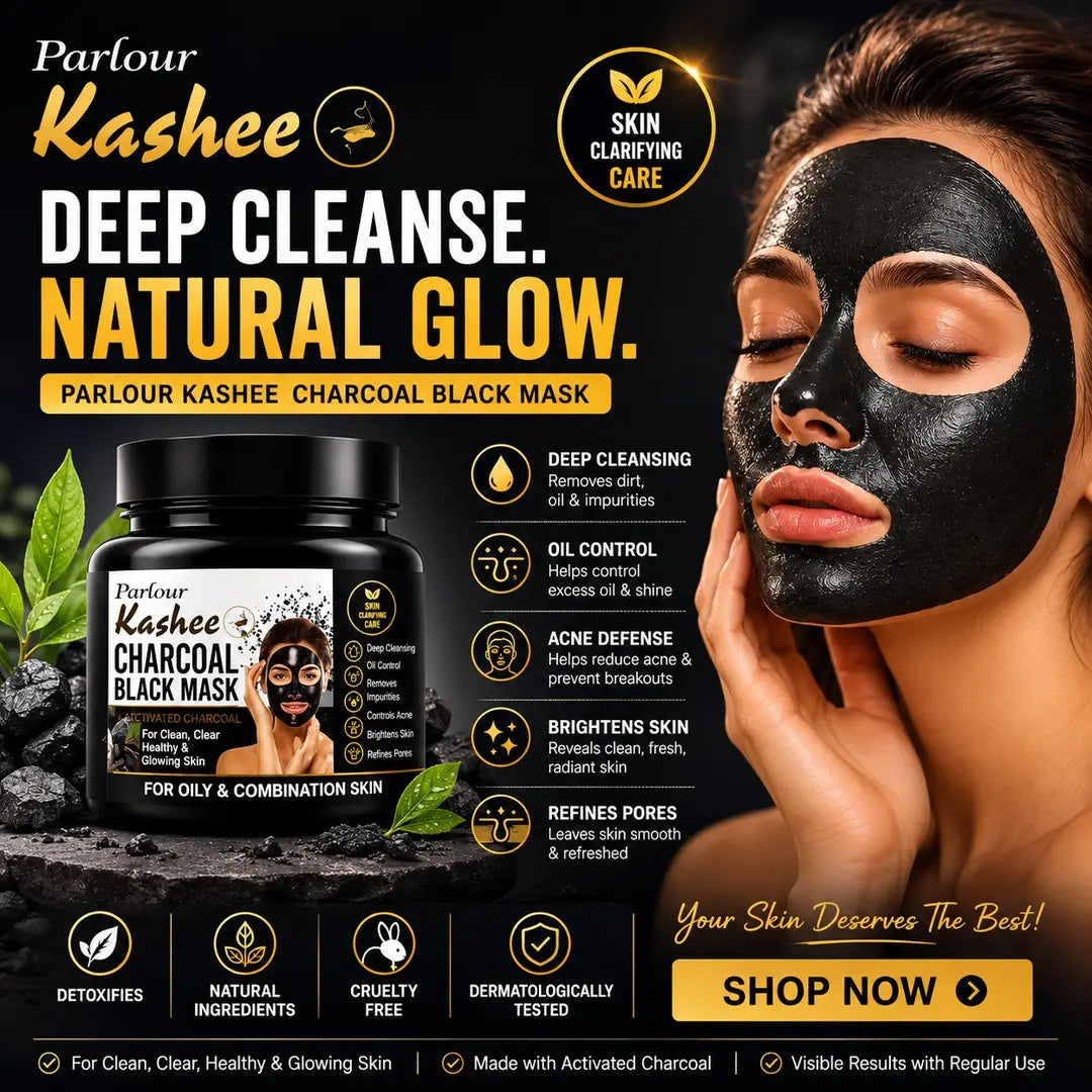 Kashee Charcoal Black Mask, 300Ml
