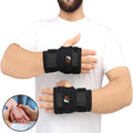 Black Adjustable Hand Grip Wristbands for Men