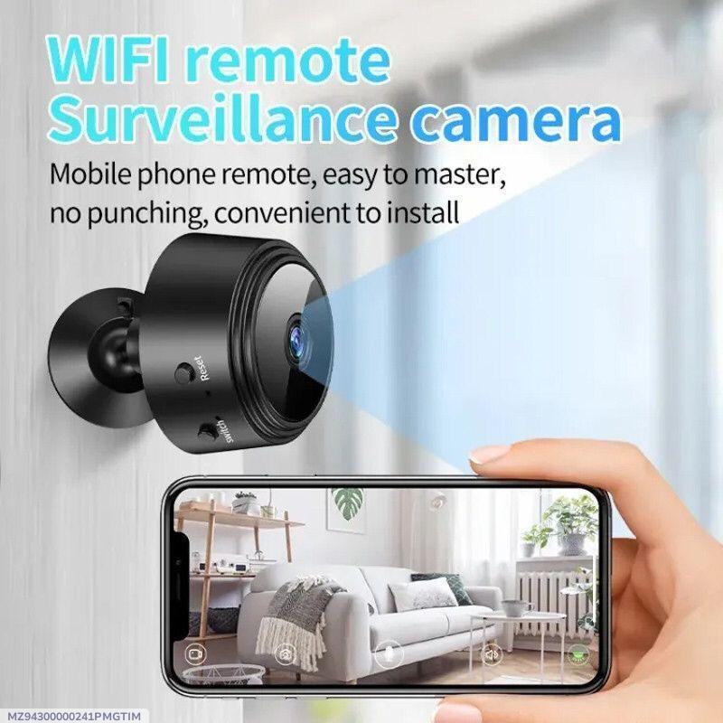 WIFI Remote Surveillance Camera Black ABS Lightweight