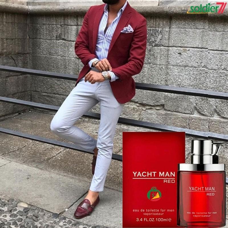 Yacht Man Red Perfume 100Ml Long Lasting for Men