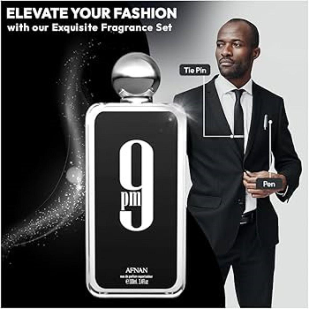 Afnan 9pm Eau De Parfum Black Bottle