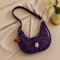 Women's Leather Printed Shoulder Bag