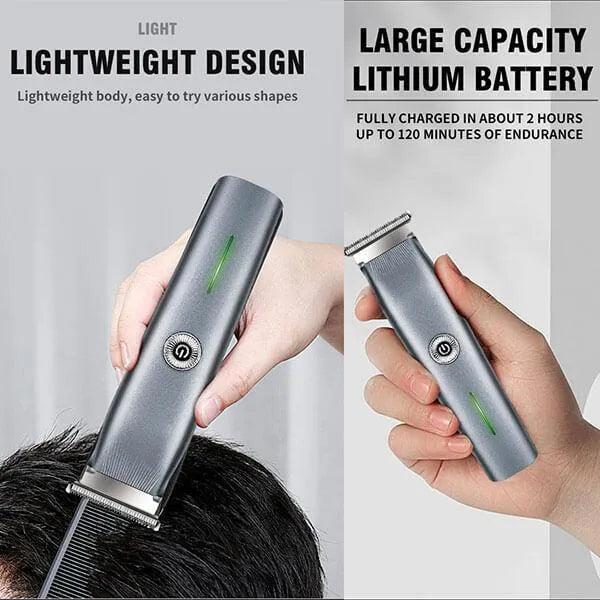 Rechargeable Men's Hair Clipper & Shaver with 3 Combs