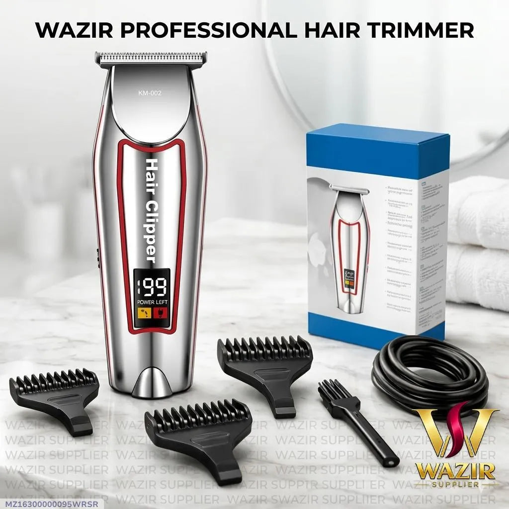 Wazir Professional Hair Trimmer 50ml Rechargeable Men