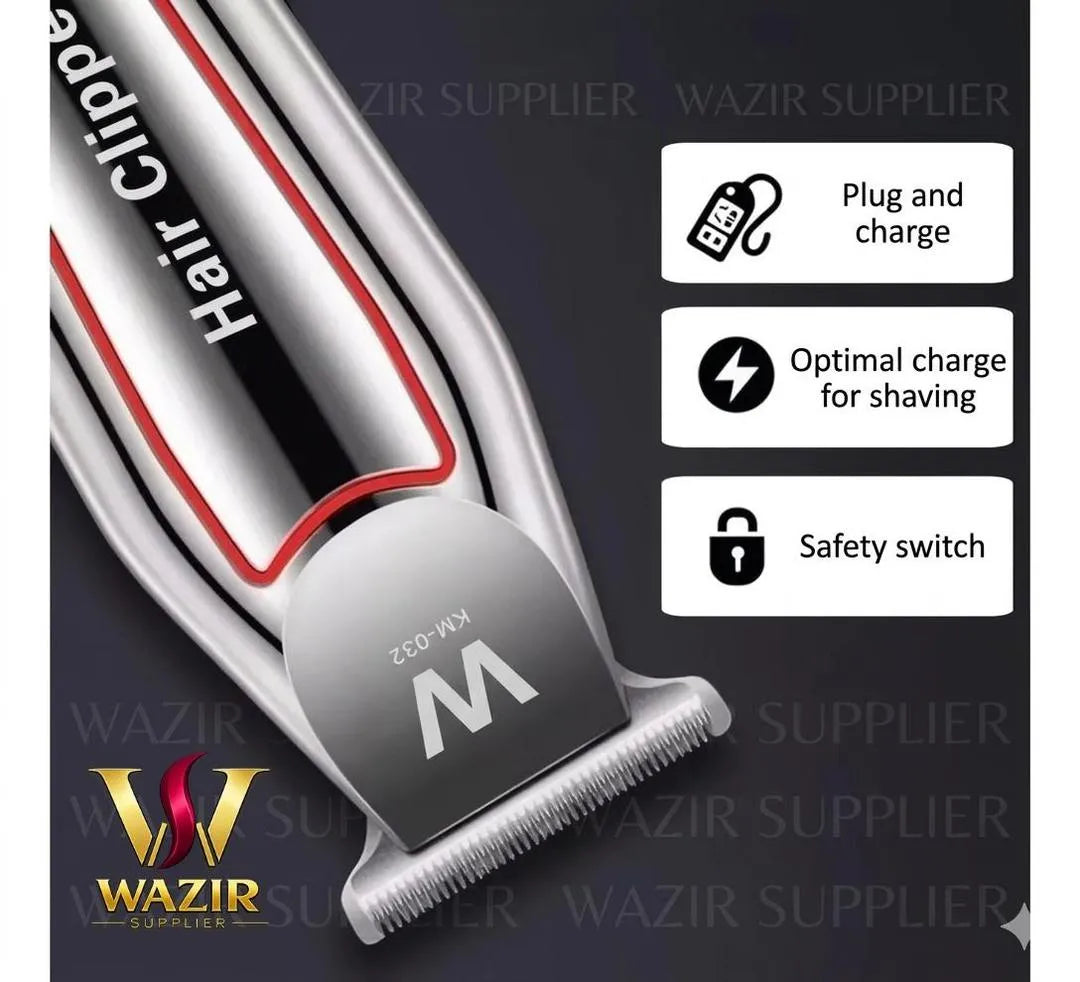 Wazir Professional Hair Trimmer 50ml Rechargeable Men