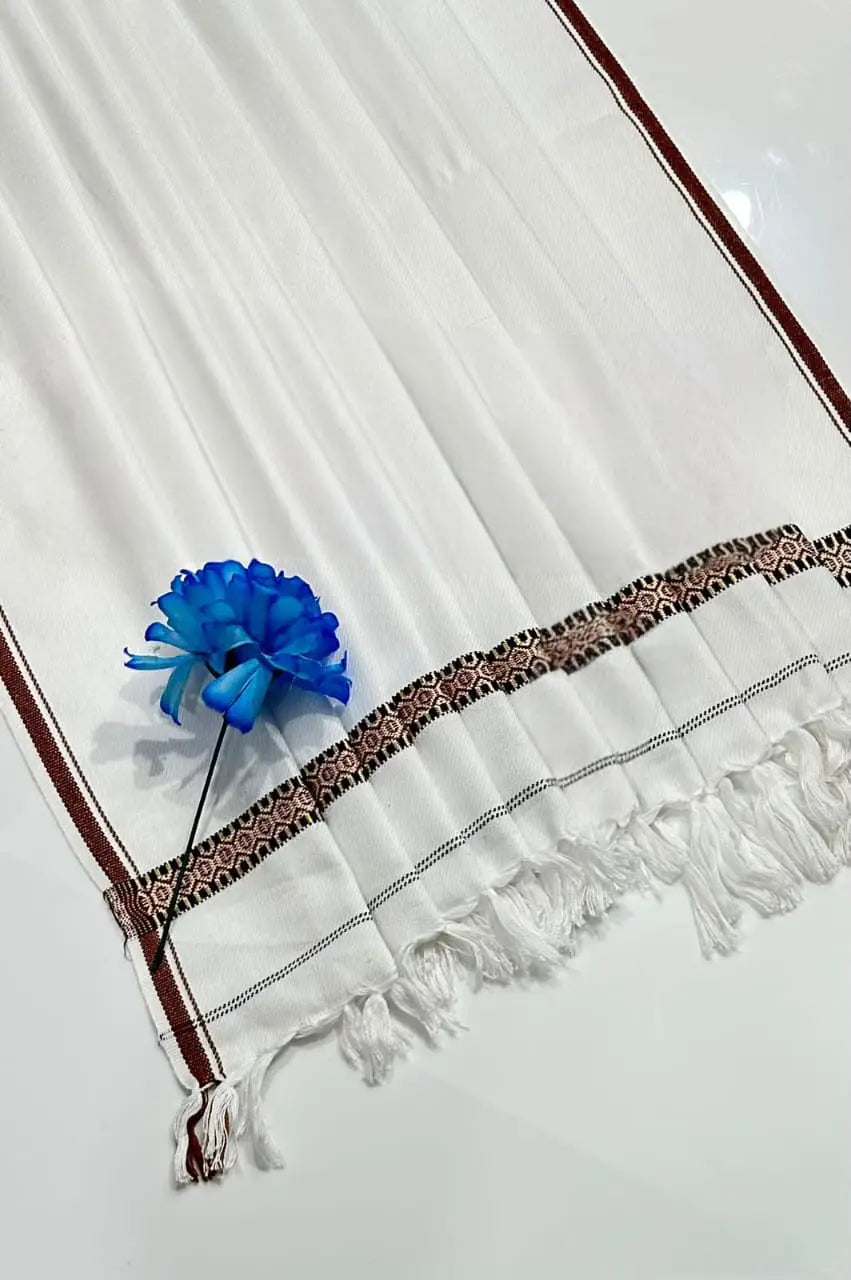1 Pc Men's Pashmina Wool Plain Shawl