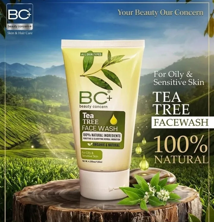 Tea Tree Face Wash & Cream Pack of 2