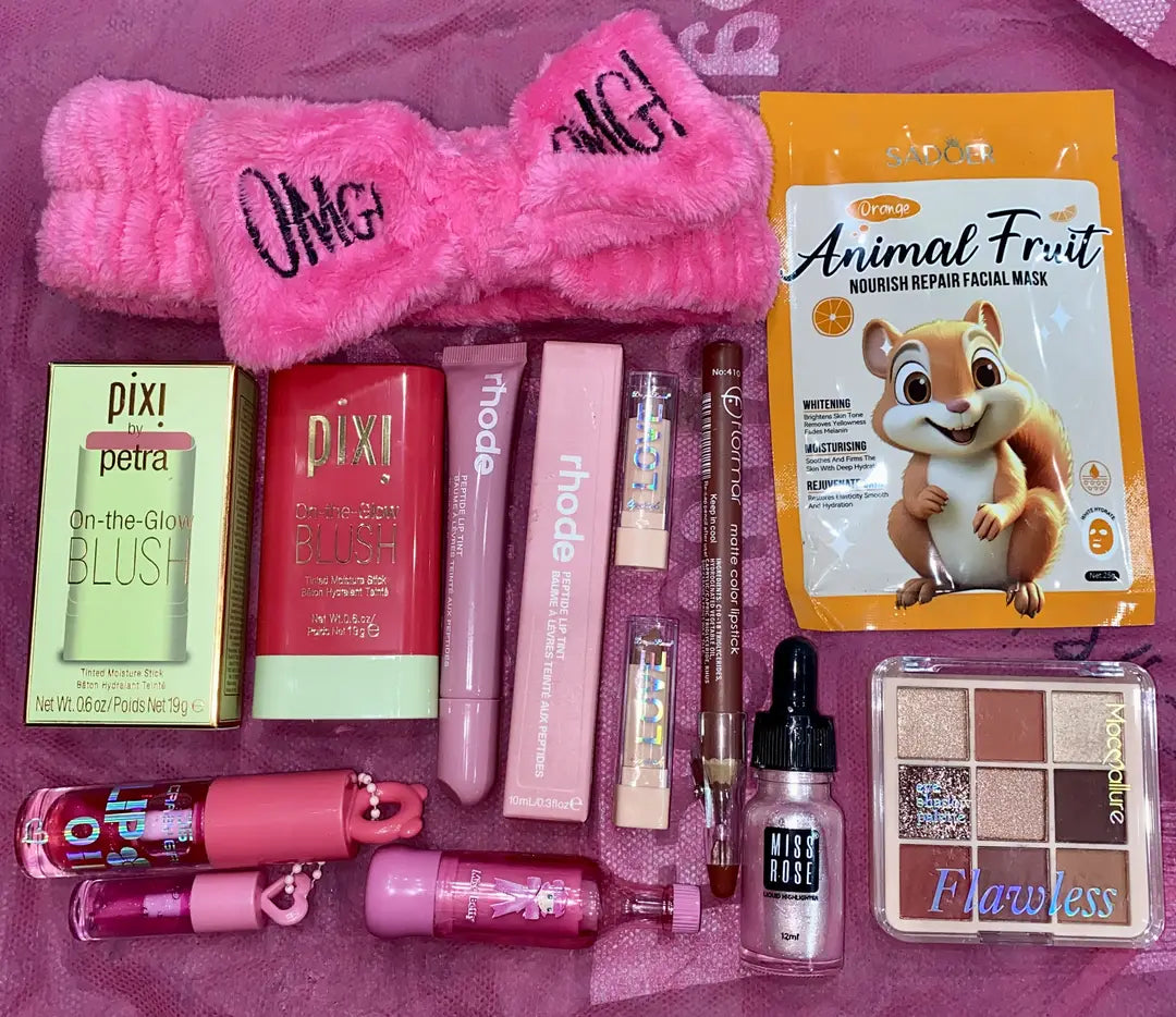 All in one Cute Makeup Deal For Girls - 11 pcs