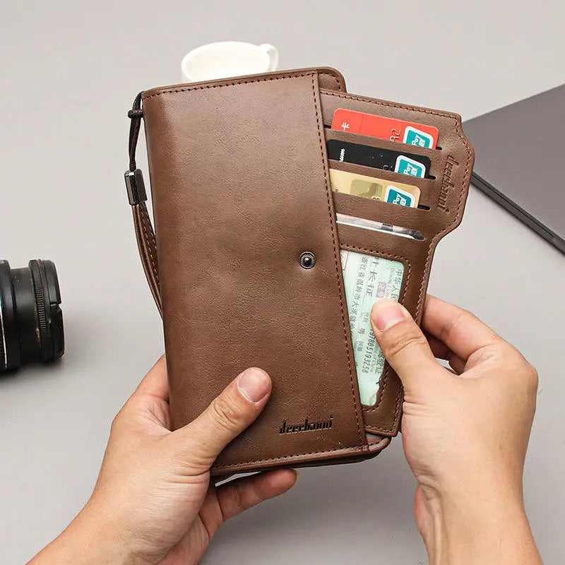 Baellerry Men’s Long Zipper Wallet