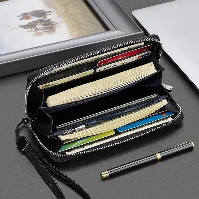 Baellerry Men’s Long Zipper Wallet