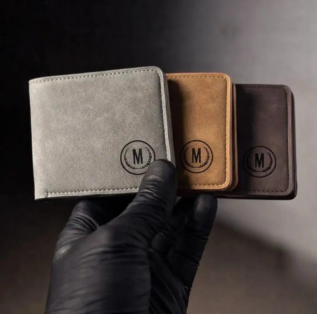 Men's Leather WalletLeather Wallet for Men Slim Matte Finish Wallet