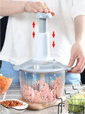 Manual Food Chopper Plastic Multicolor Grinder