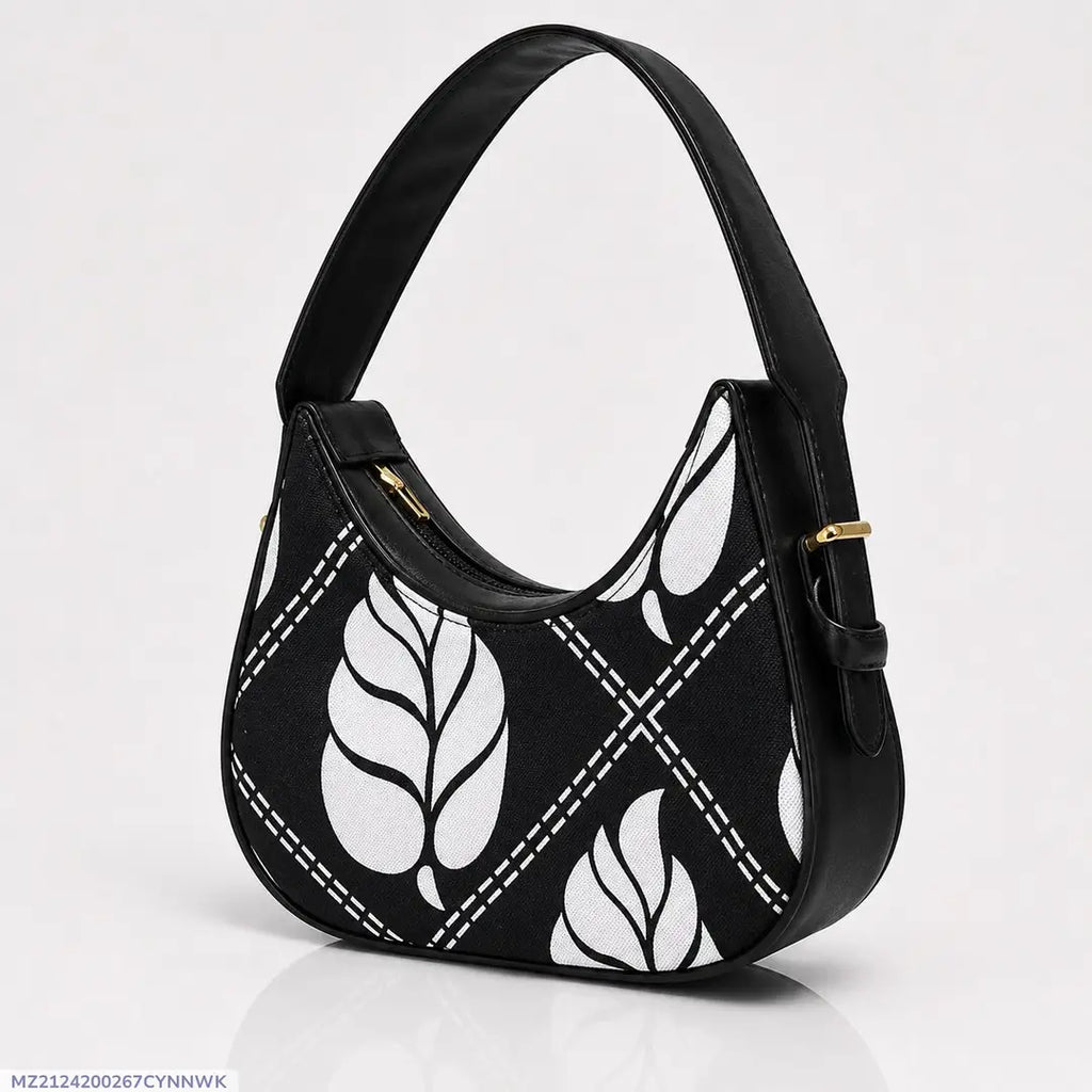 Floral Hobo Bag Canvas Adjustable Handle