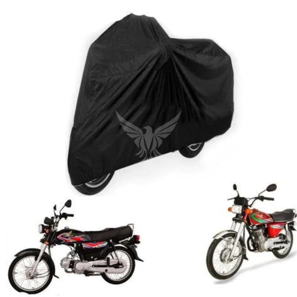 Waterproof Bike Cover Black Parachute Material
