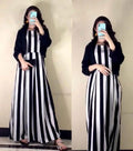 2 Pcs Women's Stitched Silk Printed Maxi Suit