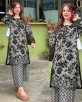 3 Pcs Women's Stitched Lawn Digital Print Suit