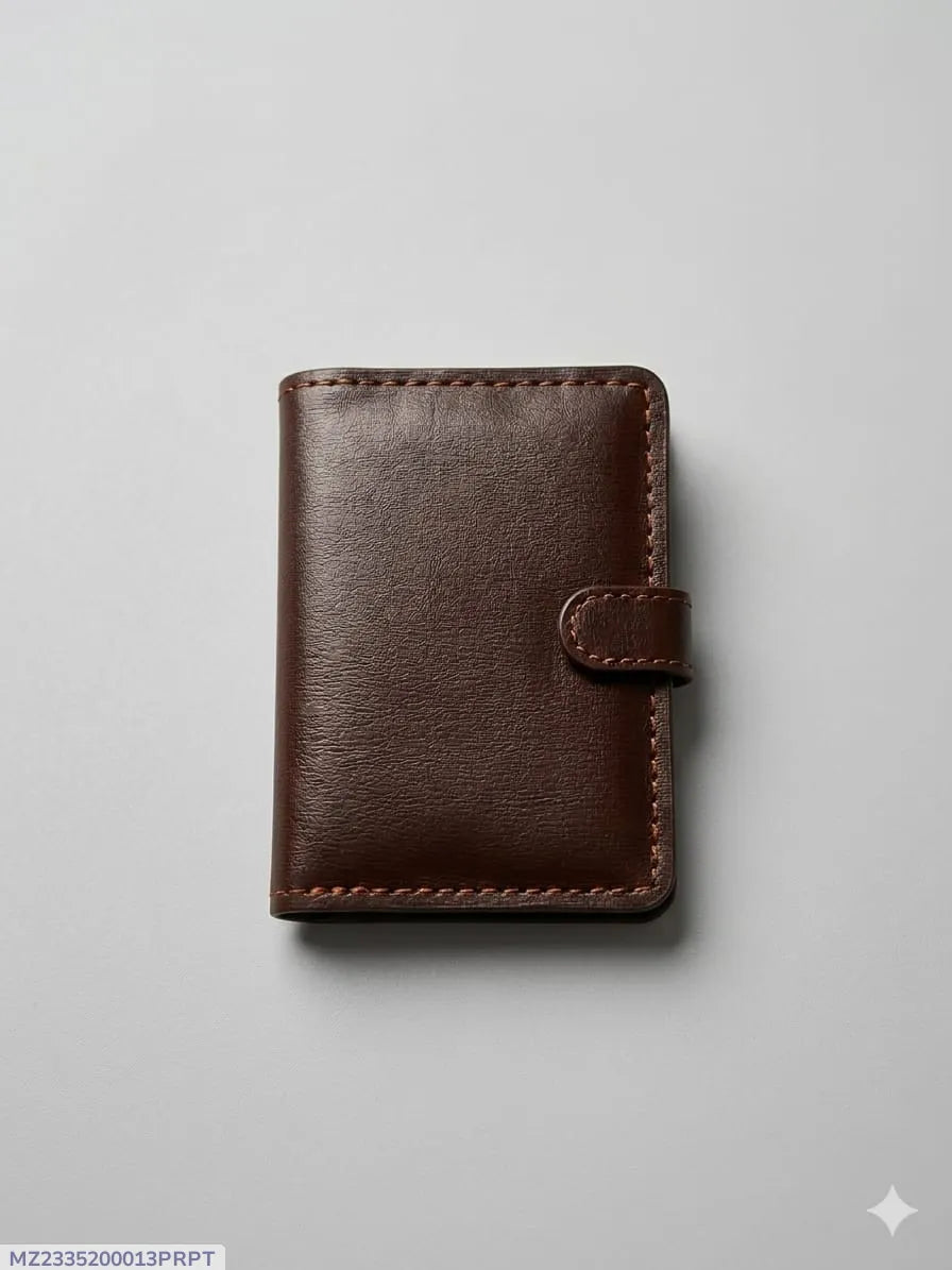 Premium Vintage Leather Card Holder Wallet – Compact & Stylish