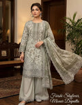 3 Pcs Women's Stitched Lawn Embroidered Suit