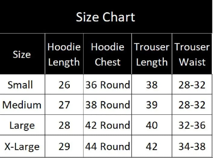 2 Pcs Women's Stitched Fleece Printed Hoodie Tracksuit