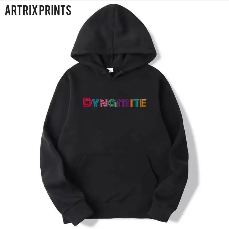 1 Pc Women's Stitched Fleece Printed Pullover Hoodie