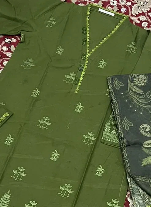 Rozina 3 Pcs Stitched Women's Embroidered Lawn Suit