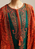 3 Pcs Women's Unstitched Embroidered Suit(HB)