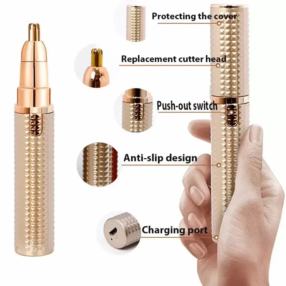 3-in-1 Golden Precision Rechargeable Hair Remover