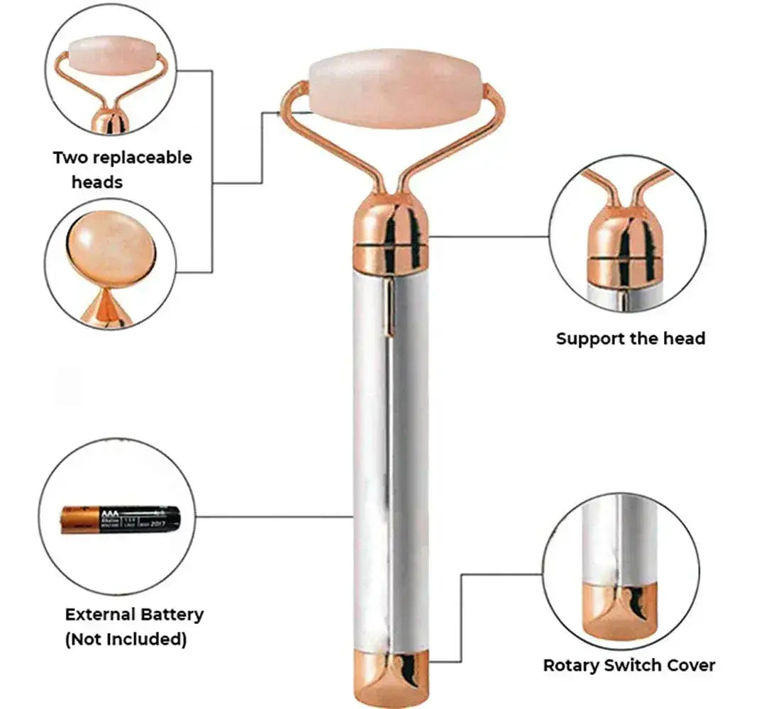 Micro Vibration Facial Roller & Massager Battery Operated
